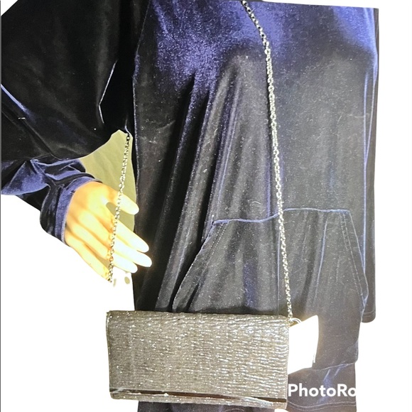 Estee & Lilly Handbags - Estee & Lilly Blue, Chain Clutch Purse NWT